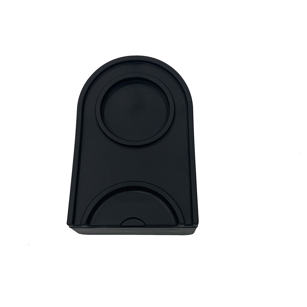 Alfombrilla para tamper de café en stock, alfombrilla de esquina, alfombrilla de silicona antideslizante, base para tamper, base para apisonar, alfombrilla para mango de máquina de café, alfombrilla para café.