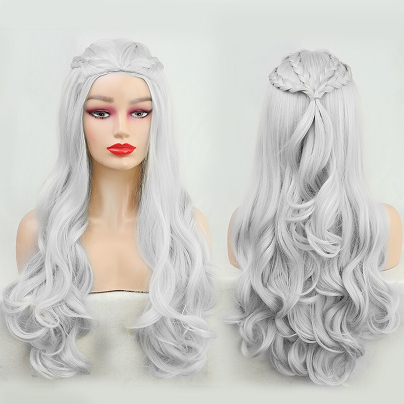 【Free People】Game of Thrones Daenerys Targaryen Cosplay Wig Ice and Fire Daenerys Targaryen in Stock 【Free People】Game of Thrones Daenerys Targaryen Cosplay Wig Ice and Fire Daenerys Targaryen in Stock