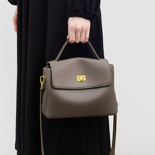Handheld purse, shoulder bag, high-end, genuine leather