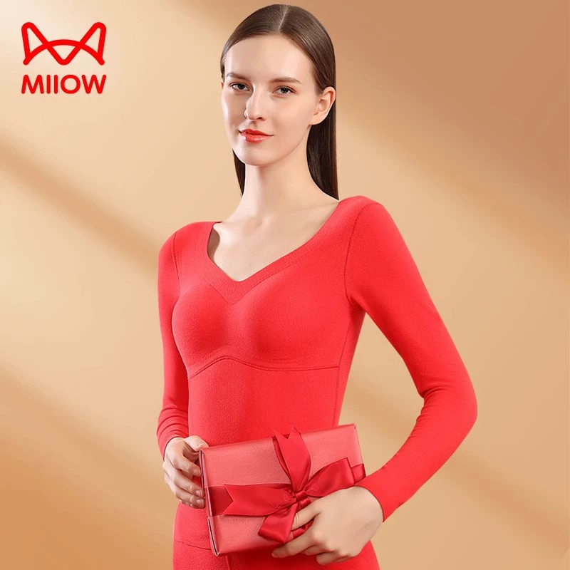 Инсини красный с нагрудным ковриком термобелье свадебный бюстгальтер