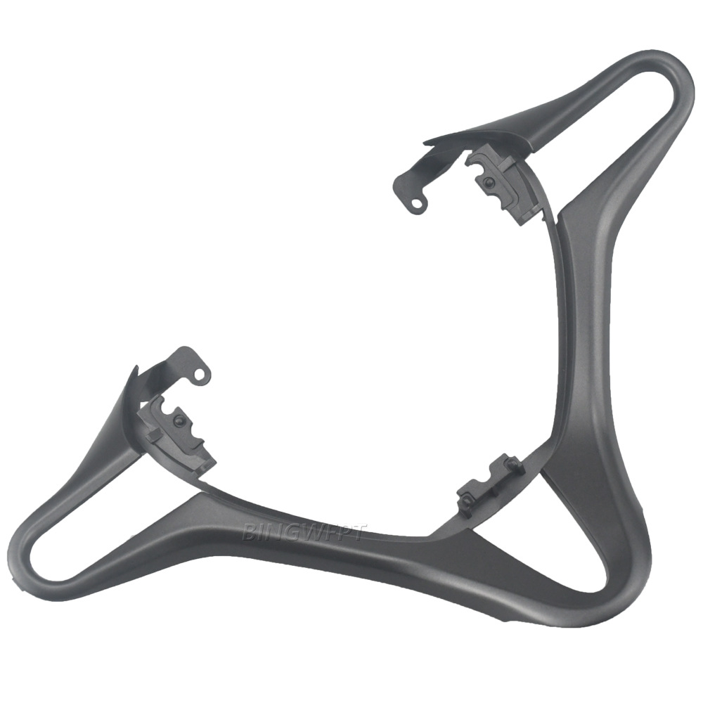 Suitable for 09-14 second-generation Fit Fengfan steering wheel decorative frame bright strip panel silver accessories modification