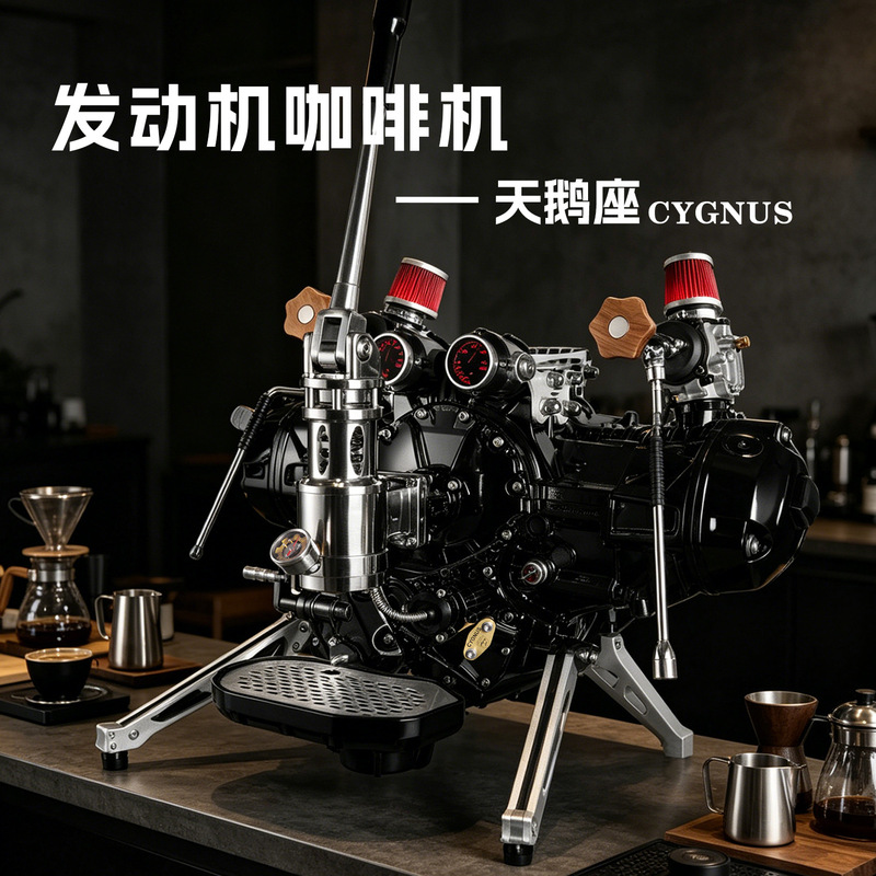 Cygnus coffee machine, manual pressure extraction machine, Italian-style coffee machine, high-end manual lever espresso extraction