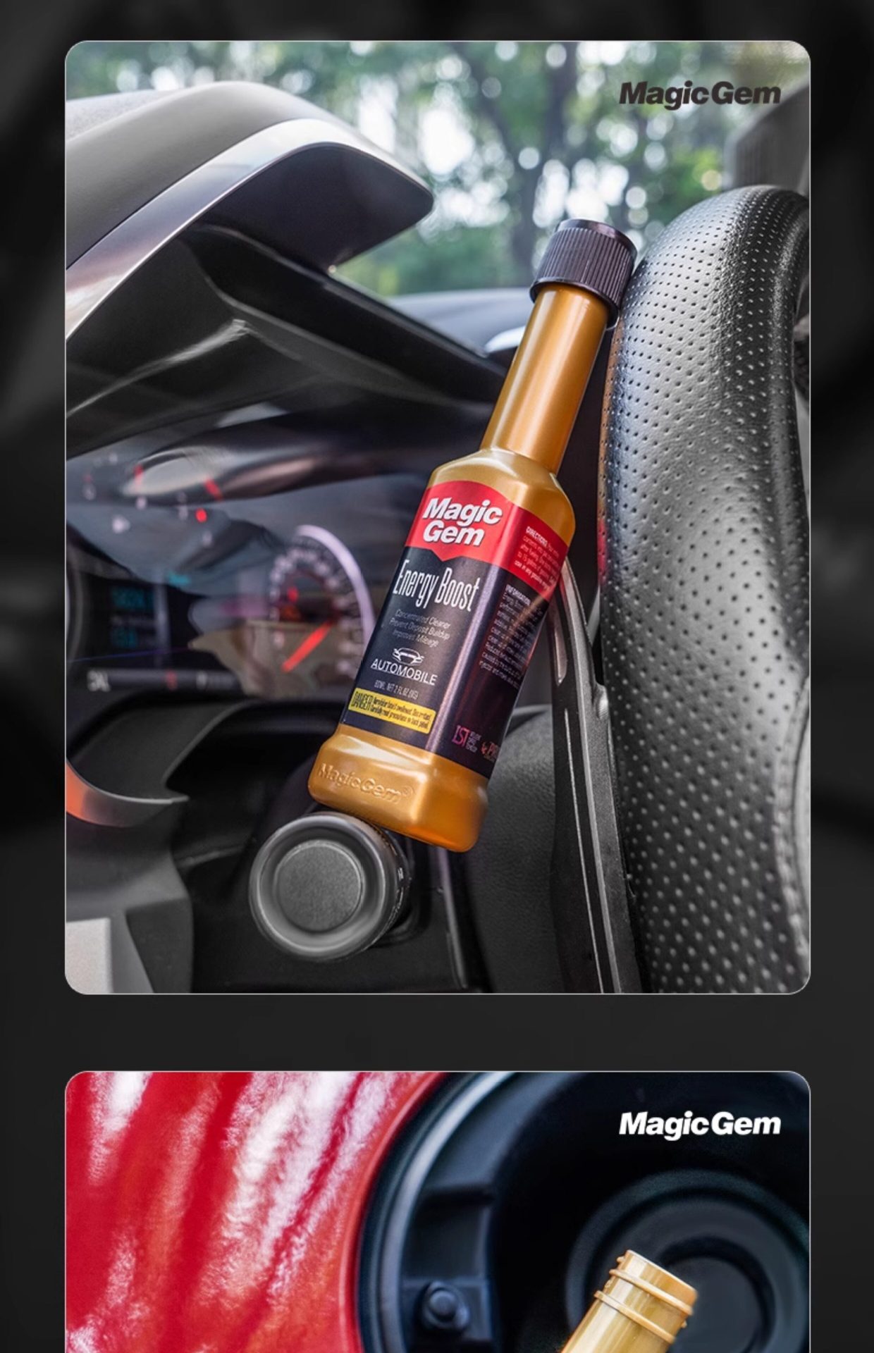 Car Fuel Additive Cleaning Gasoline Additive Engine Cleaning Pea Original Liquid Official Genuine Product for Removing Carbon Deposits