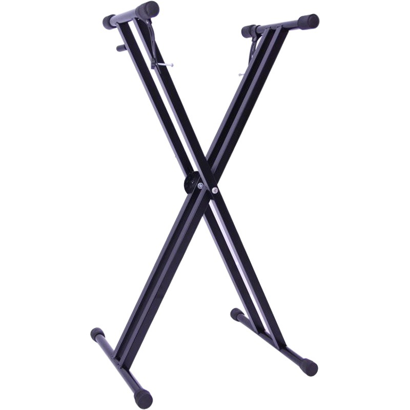 Soporte para Teclado Electrónico al por Mayor, Soporte Tipo X para Guzheng, Soporte Plegable de Doble Tubo para Teclado, Soporte de Altura Ajustable para Teclado Electrónico de Doble Tubo