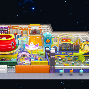 2025 Naughty Castle Children's Indoor Playground Soft Play Equipment Trampoline Park Bounce House for Shopping Malls