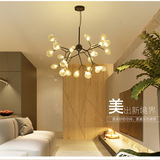 Современная и минималистичная люстра для гостиной, креативный стеклянный светильник