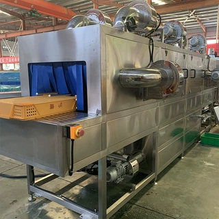 豆腐框清洗设备 全自动浸泡式连续清洗胶框的机器
