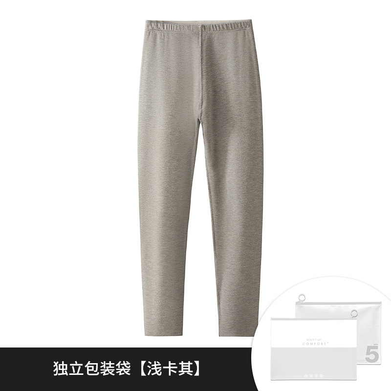 [Contiene seda] Pantalones térmicos sin costuras de lana para mujer transfronterizos de otoño e invierno más leggings de color sólido engrosados de terciopelo en stock