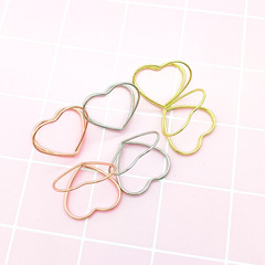 Heart-shaped photo holder, irregular business card holder, geometric shape multi-functional Korean-style bookmark, cute pin clip, wholesale