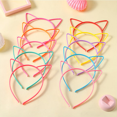 廠家直銷批發亞馬遜跨境熱賣塑料貓耳朵發箍頭箍兒童髮飾頭飾