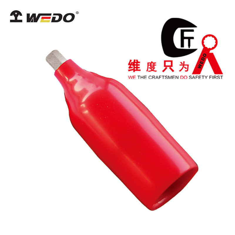 WEDO维度绝缘浸塑内六方套头新能源机修电工专用六角套筒头附件