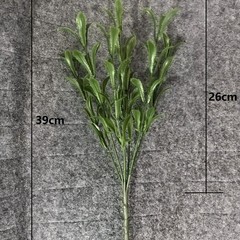 仿真花花杆塑料花枝配件康乃馨花束假花枝干7头diy仿真枝干假花杆