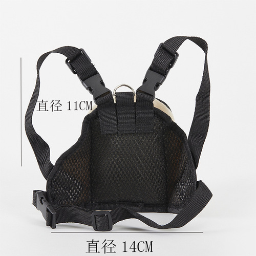 Pet dog backpack, portable backpack for going out, Teddy dog ​​snack bag, cute puppy school bag