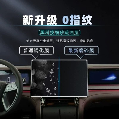 Car interior film: control navigation display protective film