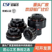 DTC摩擦式扭力扭矩限制器安全离合器过载保护器力矩限制器带链轮