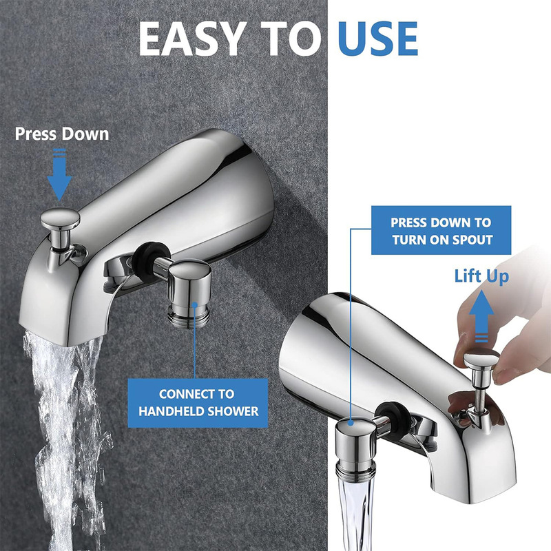 Cross-border foreign trade American bathtub outlet faucet bathtub shower faucet concealed bathtub outlet faucet manufacturer