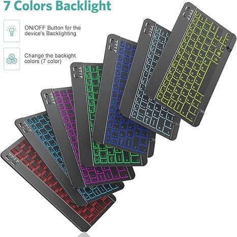 Factory wholesale Bluetooth keyboard for ipad tablet laptop 10 inch Mini Portable Wireless Keyboard