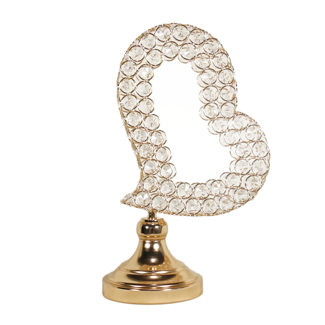 Ventas directas de fábrica de bodas europeas creativas candelabros de cristal hueco galvanizado de hierro artesanía accesorios de decoración