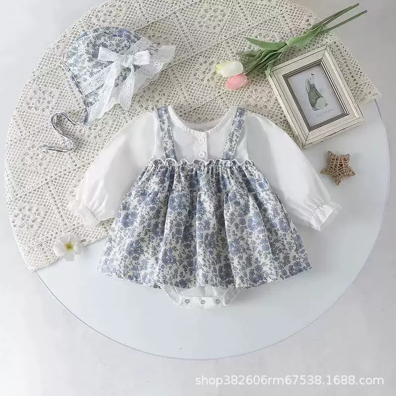 Прытинный бодик для девочки, детское платье, комбинезон для малыша на прогулку