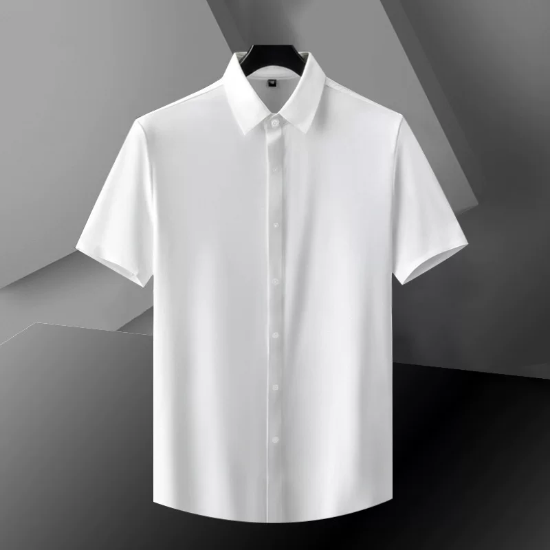 Summer elastic shirt, with short sleeve