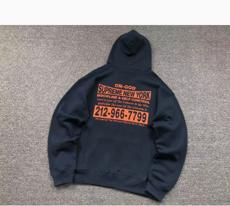 #1 navy blue hooded [cotton style three qi] / S