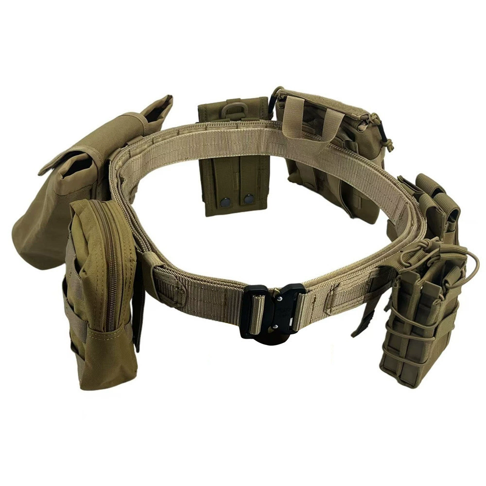 Новый многофункциональный восьмикомпонентный набор износостойкой тактической спецодежды, поясная сумка, тактический пояс