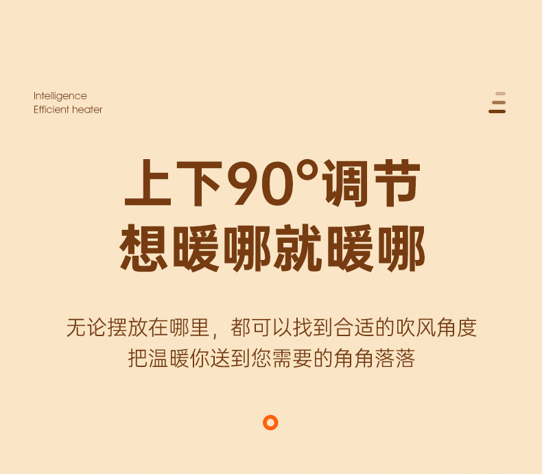 PTC发热电暖器小型学生宿舍办公室礼品桌面暖风机取暖器家用跨境
