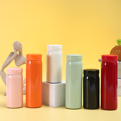 Stainless steel double-layer vacuum insulated cup outdoor portable vacuum flask minimalist pocket cup small and stylish on-the-go cup