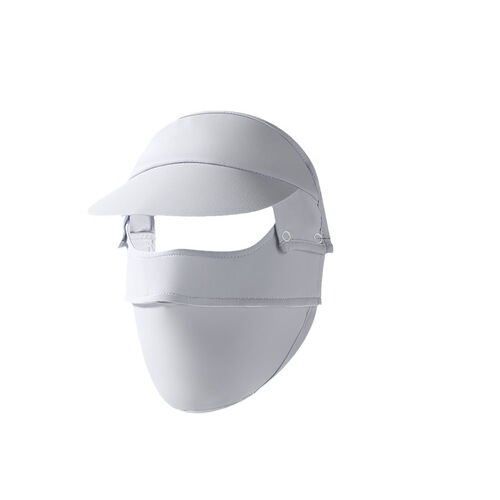 Dual-purpose cycling sun protection with brim removable anti-UV sunshade mask ice silk face mask for women