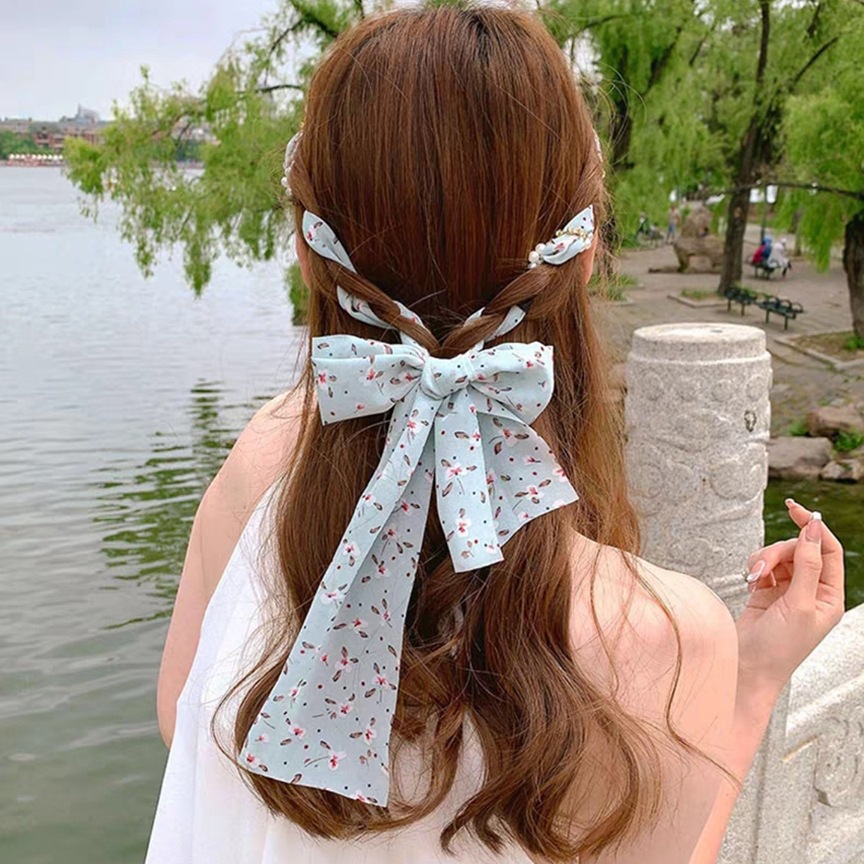 Xiangfei amantes de la tela accesorios para el cabello de alta apariencia de una sola pieza cinta de la diadema de perlas de Corea banda de pelo horquilla de hadas