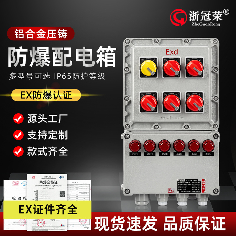 防爆配电箱接线箱铝合金不锈钢IIC隔爆型照明开关控制箱控制柜