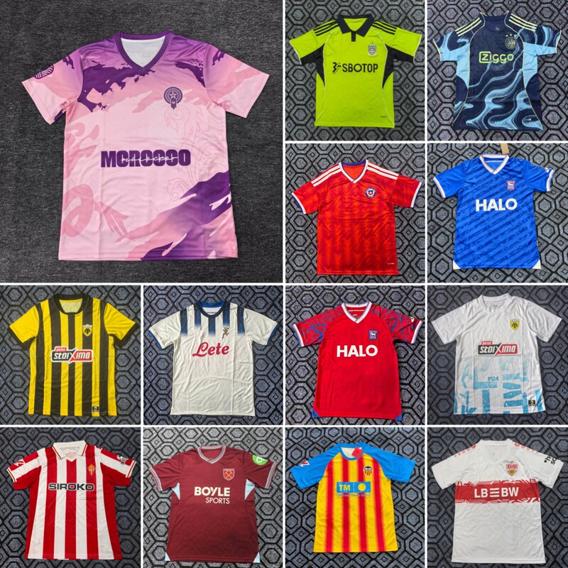 Football Jersey 2526 Popular Models Barcelona Paris Flamengo Sao Paulo Atletico Madrid Chelsea Fan Thai Version