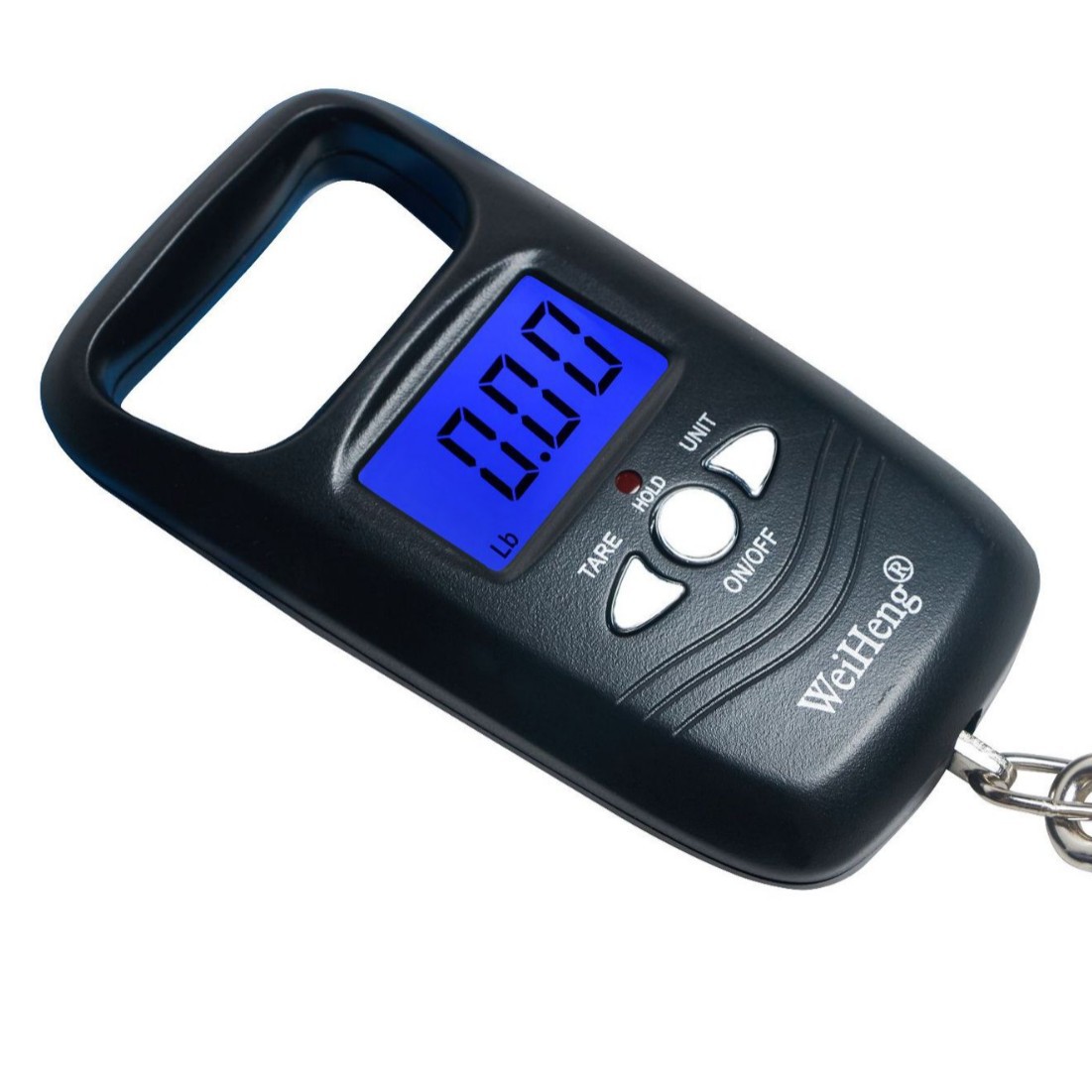 威衡WH-A17土豪金迷你电子手提秤钓鱼快递行李秤电子称带中文50kg