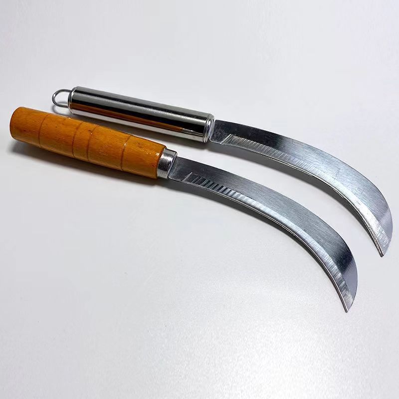 小镰刀不锈钢小弯刀香蕉刀菠萝刀割菜刀水果刀菠萝蜜刀割韭菜刀具