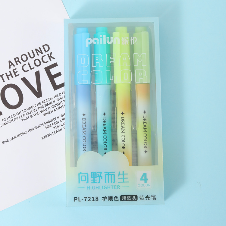 Un marcador de alto valor visual de gran capacidad de color para proteger los ojos, un marcador de puntos clave para estudiantes que hacen cuentas a mano.