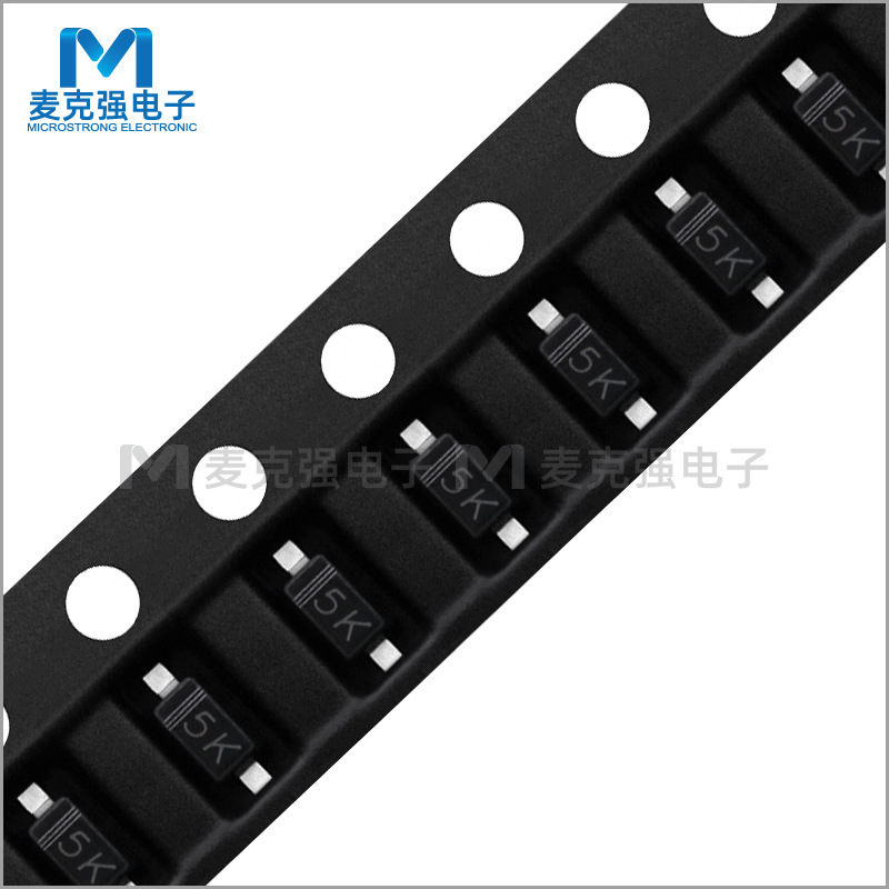 贴片稳压二极管MM1Z20 SOD-123丝印5K 稳压管0.5W 20V体积1206