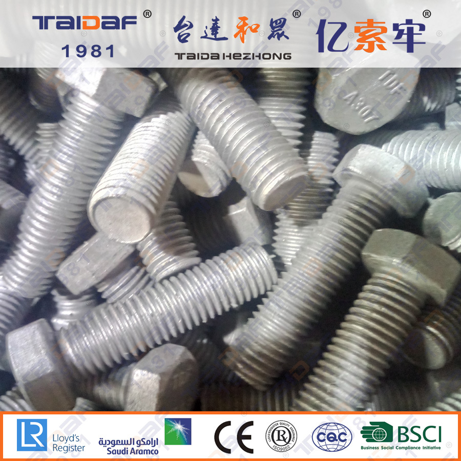 镇海台达紧固件 厂家长期供应 高品质DIN6914 钢结构大六角螺栓