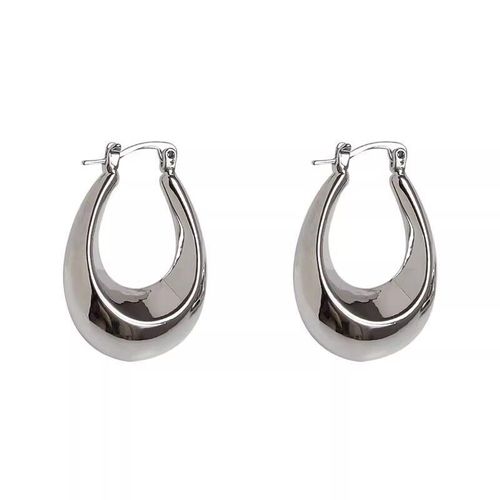 European and American niche design earrings cold style geometric water drop earrings earrings Hong Kong style retro earrings earrings