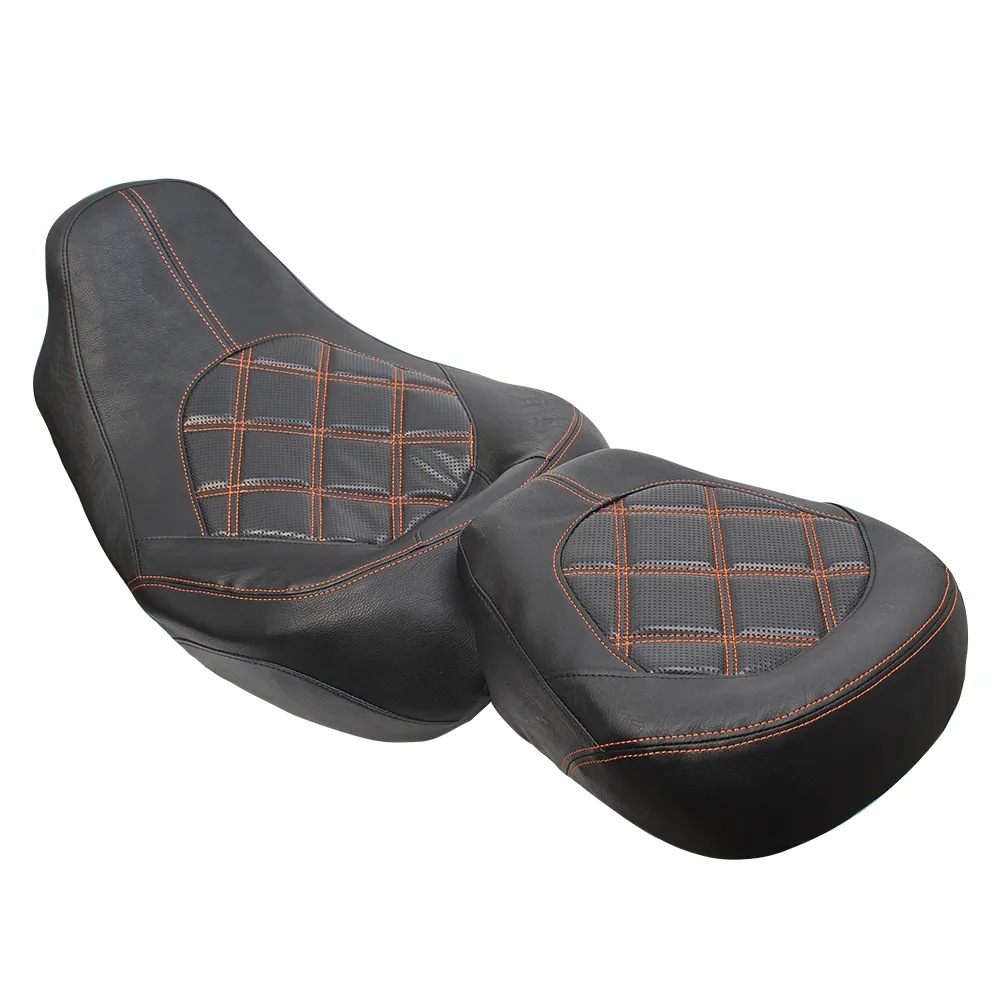 Applicable to Harley CVO Street Highway Gliding Road Wang Shuangdeng Gliding Modified Front and Rear Cushion Seat 09-21