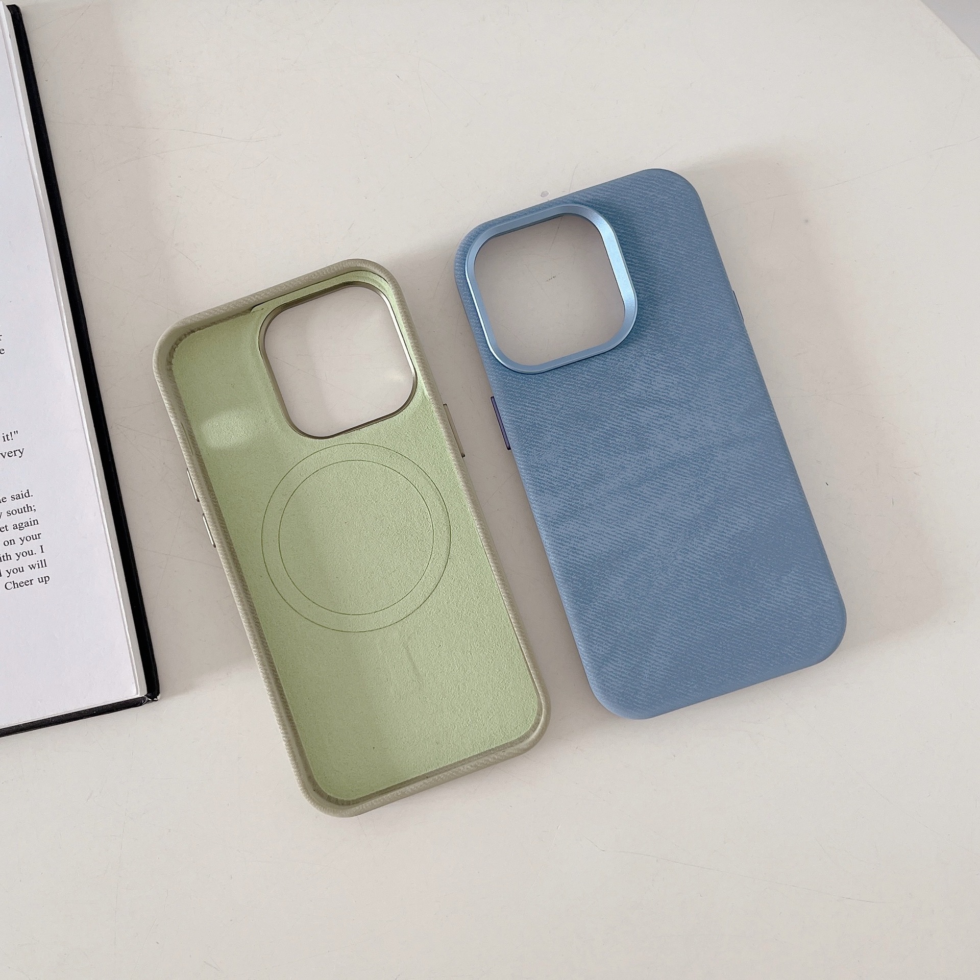 Magnetische Flanell Handyhülle Für Iphone 17 Pro Max Schutzhülle_voghion.com