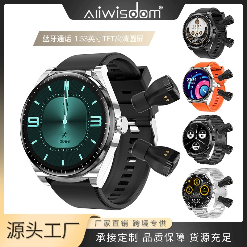 Браслет, наушники, (Cross-border trading), bluetooth, 2 в 1, отслеживает пульс, измеряет давление