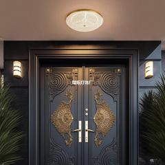 ヴィラエントランスドア天井ランプ2025新しい屋外バルコニー天井ランプ屋外中庭軒ランプ防水防虫