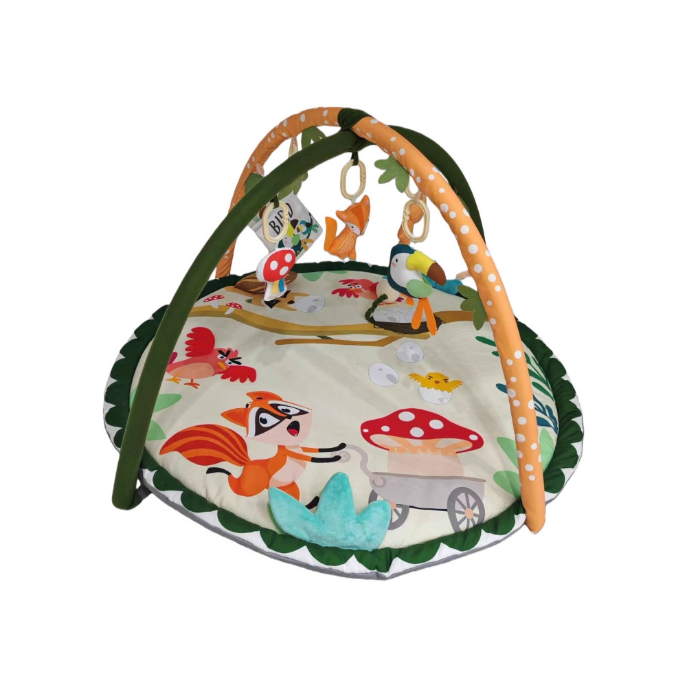 Manufacturer Sells Baby Crawling Mat Round Carpet Cute Cartoon Fitness Frame Baby Crawling Mat