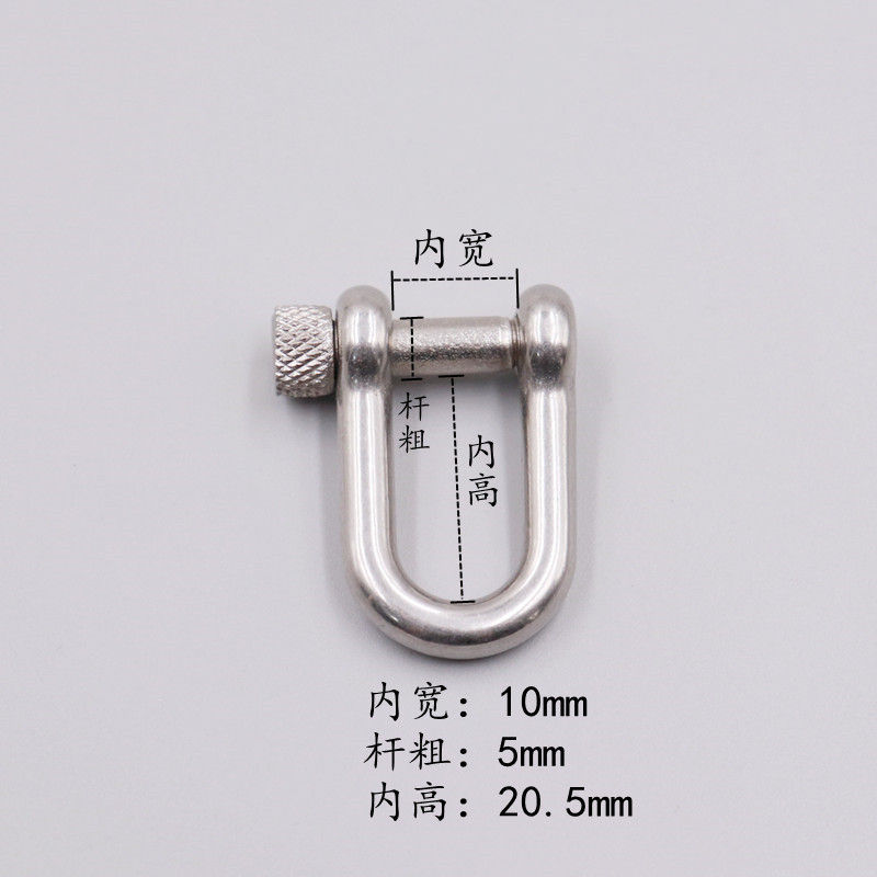 メーカー現物純銅馬蹄バックル真鍮財布バックル日版精緻馬蹄バックル革具バッグu型バックル