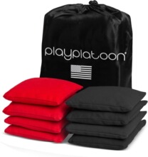 Play Platoon 沙包袋 8 件套规定尺寸和重量鸭布 | 防风雨鸭布玉