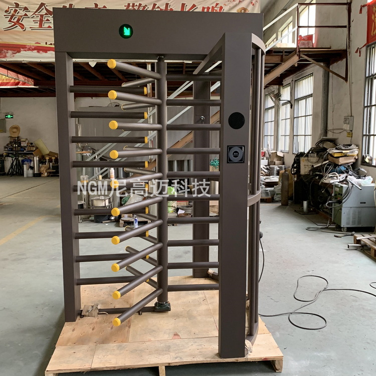 小区楼宇门禁全高旋转闸智能摆闸防尾随十字闸人脸识别翼闸三辊闸