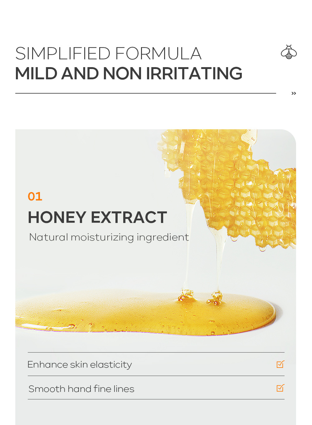 Cross-border QUIYUM milk Honey Hand Wax 50g Moisturizing, hydrating and hydrating hand care skin care products in stock from the manufacturer undefined