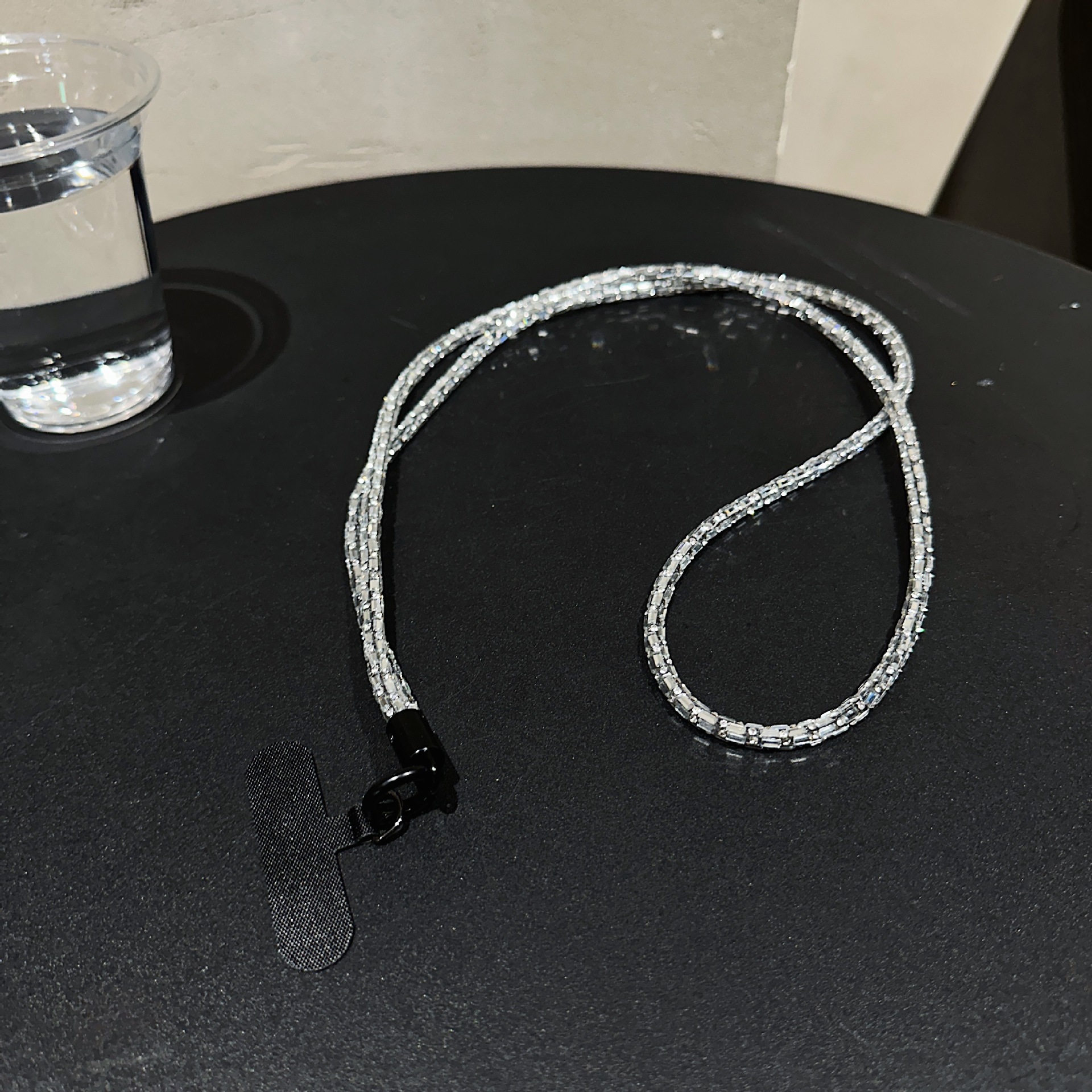 Lujo ligero color diamante de lujo brazalete larga cuerda de teléfono móvil colgante colgante de alta calidad colgante duradero