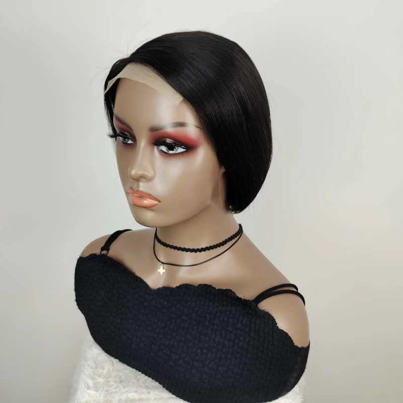 10A Short Pixie Cut Wigs 4*4 Lace Pixie Short Wig Human Hair Wigs