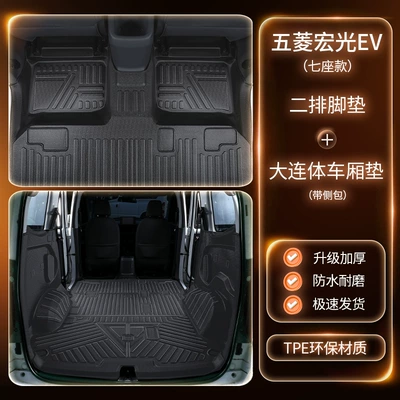 Modelə uyğun ayaqaltı EV, fully enclosed, specialized - two-row-floor-mats-tpe-trunk-mat-tpe-side-coversfull-coverage-one-piece-design